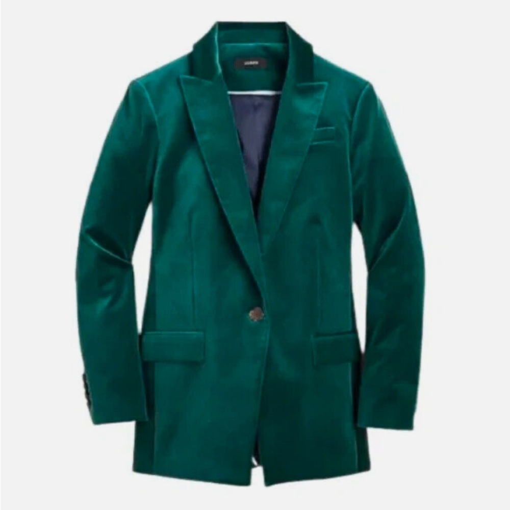 J. Crew NWT Willa Blazer in Stretch Velvet